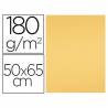 Cartulina liderpapel 50x65 cm 180 gr oro unidad - CT40