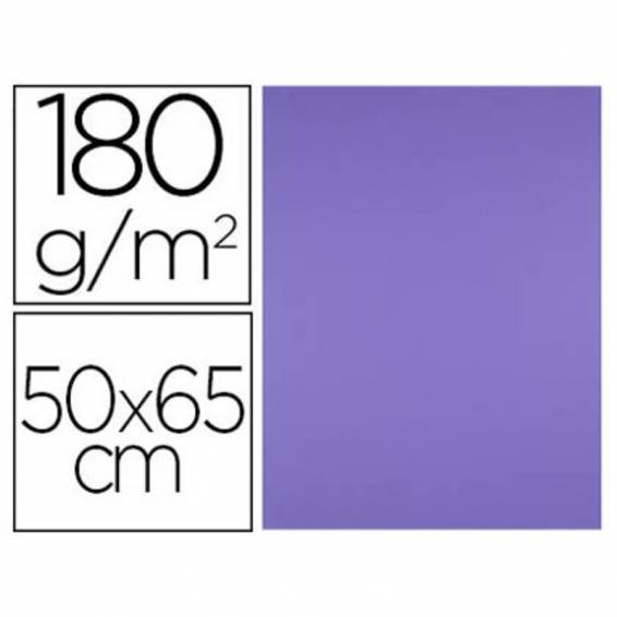 Cartulina liderpapel 50x65 cm 180 gr purpura unidad