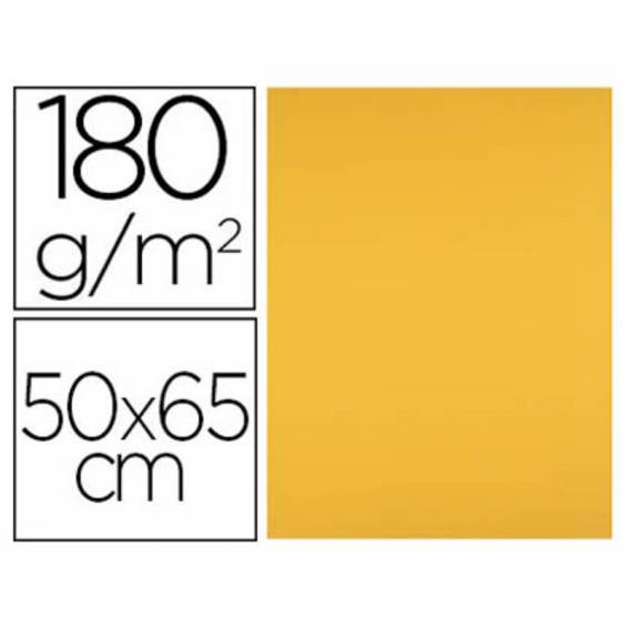 Cartulina liderpapel 50x65 cm 180 gr oro viejo unidad