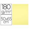 Cartulina liderpapel 50x65 cm 180 gr amarillo medio unidad - CT34