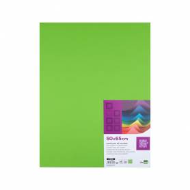 Cartulina liderpapel 50x65 cm 240g/m2 verde paquete de 25 hojas