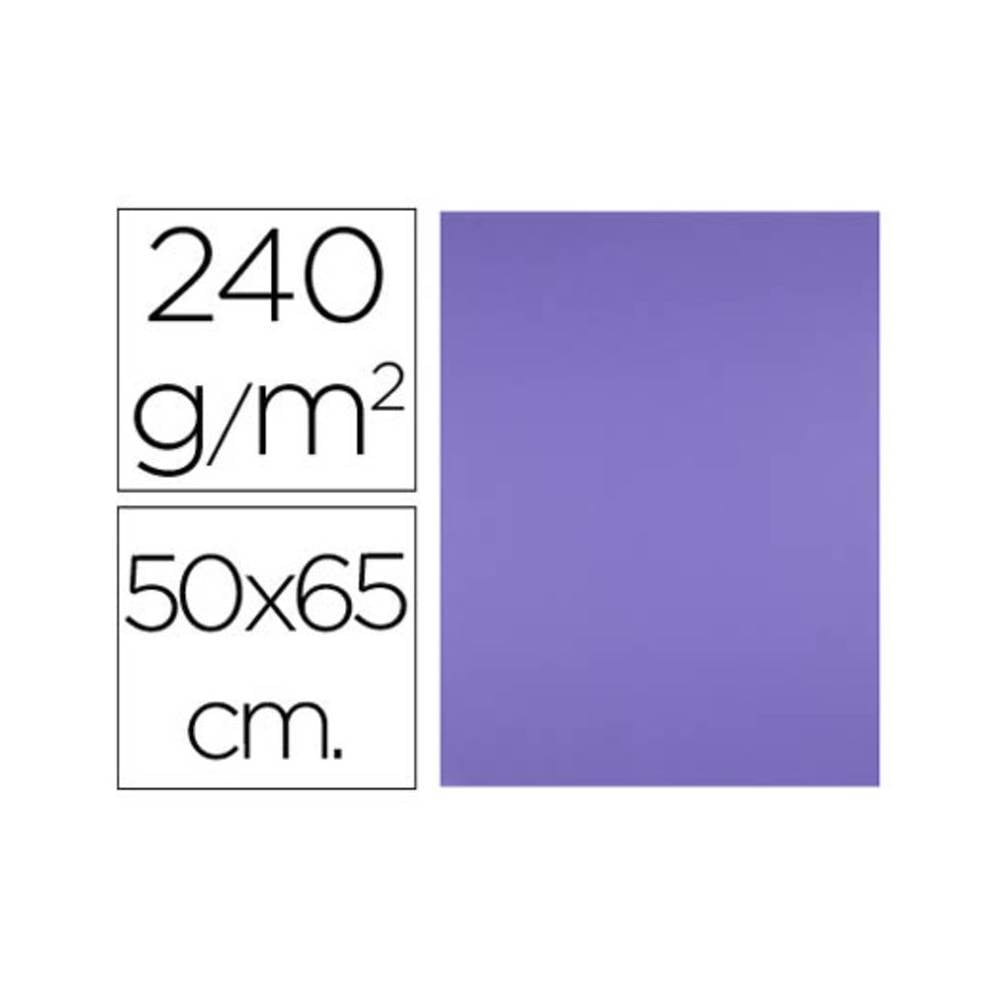 Cartulina liderpapel 50x65 cm 240g/m2 purpura paquete de 25 hojas