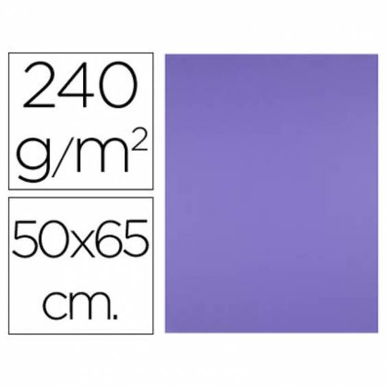 Cartulina liderpapel 50x65 cm 240g/m2 purpura paquete de 25 hojas