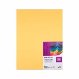 Cartulina liderpapel 50x65 cm 240g/m2 oro paquete de 25 hojas