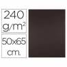 Cartulina liderpapel 50x65 cm 240g/m2 marron paquete de 25 unidades - CX89