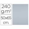 Cartulina liderpapel 50x65 cm 240g/m2 gris paquete de 25 unidades - CX86