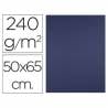 Cartulina liderpapel 50x65 cm 240g/m2 azul zafiro paquete de 25 unidades - CX81