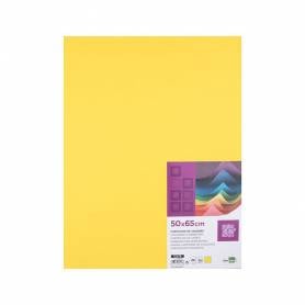 Cartulina liderpapel 50x65 cm 240g/m2 amarillo limon paquete de 25 hojas