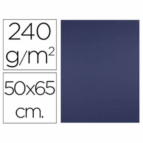 Cartulina liderpapel 50x65 cm 240 g/m2 azul zafiro