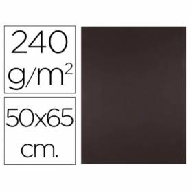 Cartulina liderpapel 50x65 cm marron oscuro 240 gr unidad