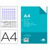 Recambio liderpapel a4 120 hojas 80g/m2 cuadro 5mm sin margen 4 taladros bandas de 5 colores - RE01