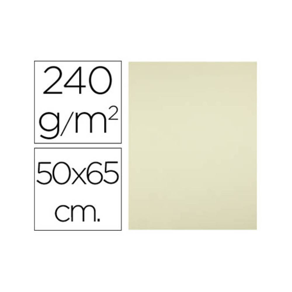 Cartulina liderpapel 50x65 cm 240g/m2 amarillo