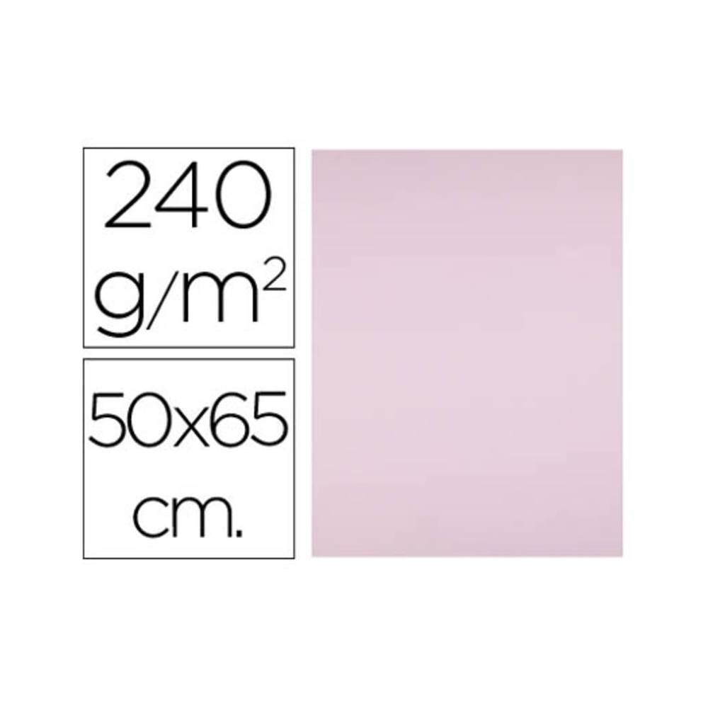 Cartulina liderpapel 50x65 cm 240g/m2 rosa