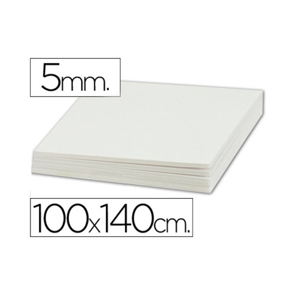 Carton pluma liderpapel blanco doble cara 100x140cm espesor 5mm