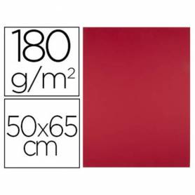 Cartulina liderpapel 50x65 cm 180g/m2 rojo navidad