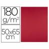 Cartulina liderpapel 50x65 cm 180g/m2 rojo navidad - CX30