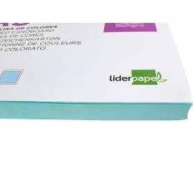 Cartulina liderpapel a3 180g/m2 celeste paquete de 100 hojas