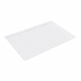 Recambio liderpapel cuarto 100 hojas 60g/m2 horizontal con margen 6 taladros