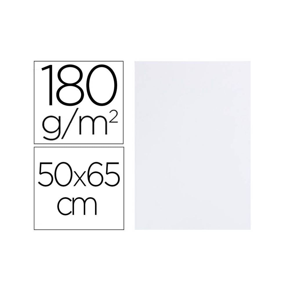 Cartulina liderpapel 50x65 cm 180g/m2 blanco