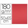 Cartulina liderpapel 50x65 cm 180g/m2 rojo - CX29