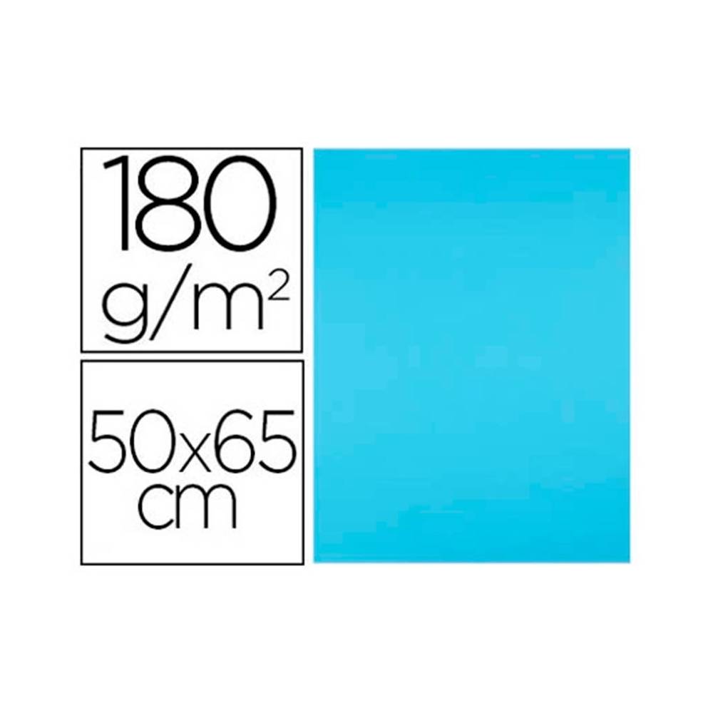 Cartulina liderpapel 50x65 cm 180g/m2 celeste