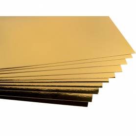 Cartulina liderpapel 50x65 cm 235g/m2 metalizada oro