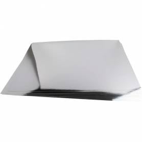 Cartulina liderpapel 50x65 cm 235g/m2 metalizada plata