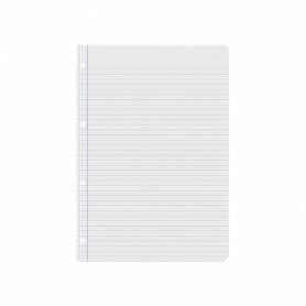 Recambio liderpapel a4 100 hojas 60g/m2 horizontal con margen 4 taladros