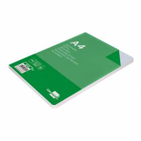 Recambio liderpapel a4 100 hojas 60g/m2 cuadro 3 mm con margen 4 taladros