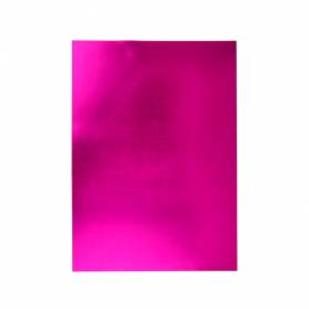 Goma eva liderpapel 50x70 cm espesor 2 mm metalizada rosa