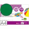 Goma eva liderpapel din a4 60g/m2 espesor 1,5mm verde paquete de 10 hojas - GE84