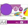 Goma eva liderpapel din a4 60g/m2 espesor 1,5mm violeta paquete de 10 hojas - GE78