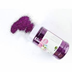 Purpurina liderpapel fantasia color violeta metalizado bote de 250 gr