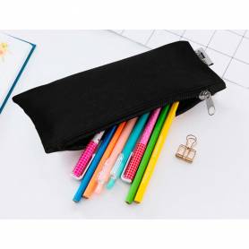 Bolso escolar portatodo liderpapel estrecho negro 200x60 mm