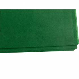 Papel seda liderpapel verde oscuro 52x76cm 18 gr/m2 paquete de 25 hojas