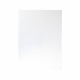 Goma eva ondulada liderpapel 50x70cm 2,2mm de espesor blanco