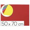 Goma eva ondulada liderpapel 50x70cm 2,2mm de espesor rojo - GC02