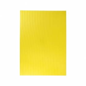 Goma eva ondulada liderpapel 50x70cm 2,2mm de espesor amarillo