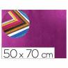 Goma eva con purpurina liderpapel 50x70cm 60g/m2 espesor 2mm violeta - GE68