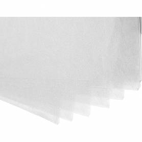 Papel seda liderpapel blanco 52x76 cm 18 gr paquete de 25 hojas