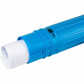 Portaplanos plastico liderpapel diametro 9 cm extensible hasta 125 cm azul