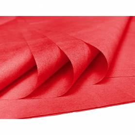 Papel seda liderpapel 52x76cm 18g/m2 bolsa de 5 hojas rojo