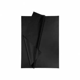 Papel seda liderpapel 52x76cm 18g/m2 bolsa de 5 hojas negro