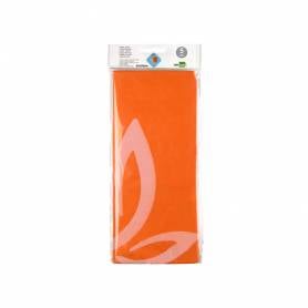 Papel seda liderpapel 52x76cm 18g/m2 bolsa de 5 hojas naranja