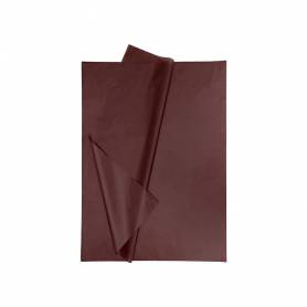 Papel seda liderpapel 52x76cm 18g/m2 bolsa de 5 hojas marron