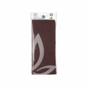 Papel seda liderpapel 52x76cm 18g/m2 bolsa de 5 hojas marron