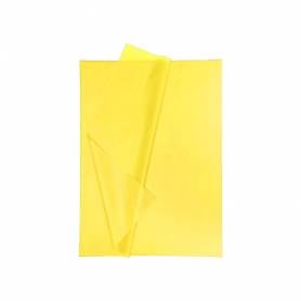 Papel seda liderpapel 52x76cm 18g/m2 bolsa de 5 hojas amarillo