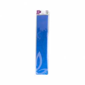 Papel crespon liderpapel 50 cm x 2.5m metalizado azul