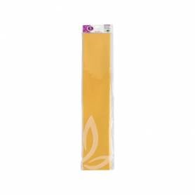 Papel crespon liderpapel 50 cm x 2.5m 34g/m2 amarillo oro