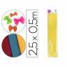 Papel crespon liderpapel 50 cm x 2.5m 34g/m2 amarillo - CP02